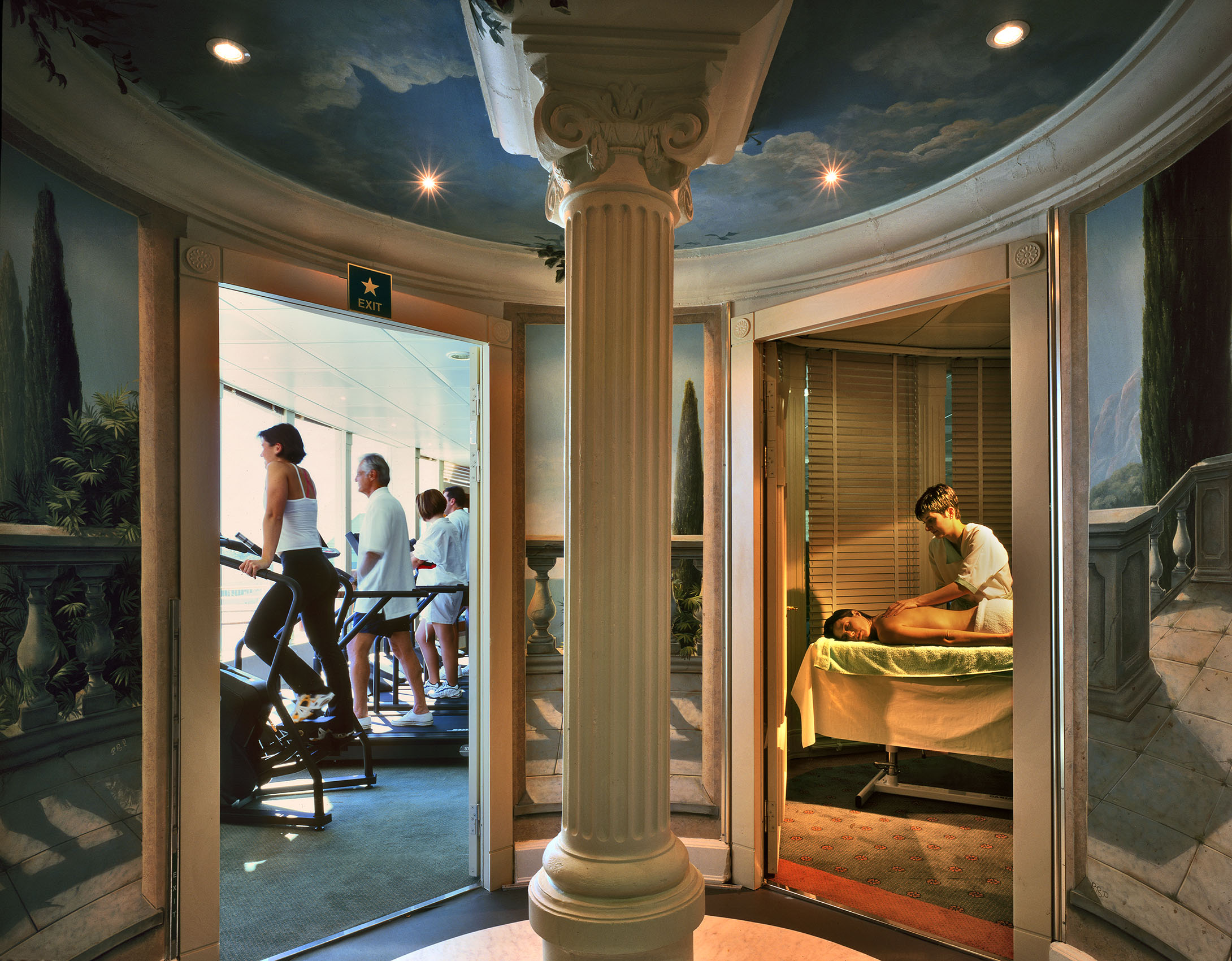 Spa and Gym on board Ship, Seabourn Cruise Line